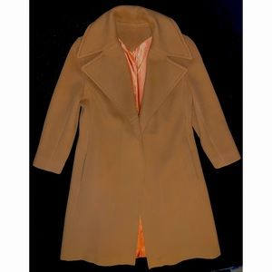 VINTAGE 100% Cashmere camel coat topcoat luxury